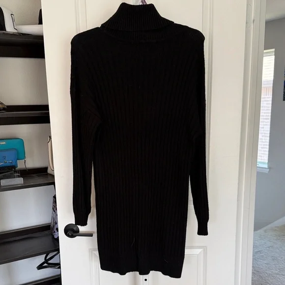 Sanctuary Black Turtleneck Sweater Dress - Picture 3 of 3